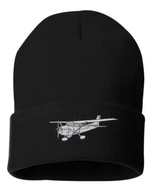 Air Craft 172 Beanie With Custom Tail Number, Custom N Number Beanie With Airplane, Skyhawk 182 172