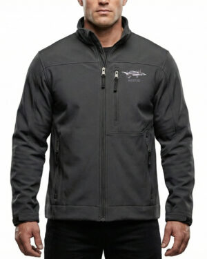 A professional Custom Piper Cherokee Tail Number Jacket with personalized low-wing aircraft embroidery.