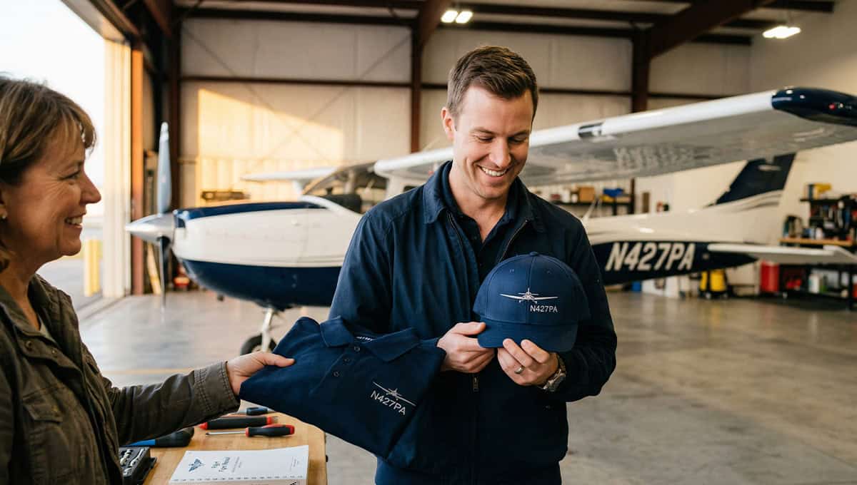 gifts for pilots who have everything custom tail number apparel gift guide