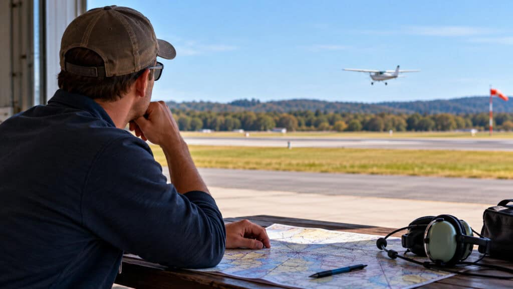 General aviation aircraft operating at a non-towered airport